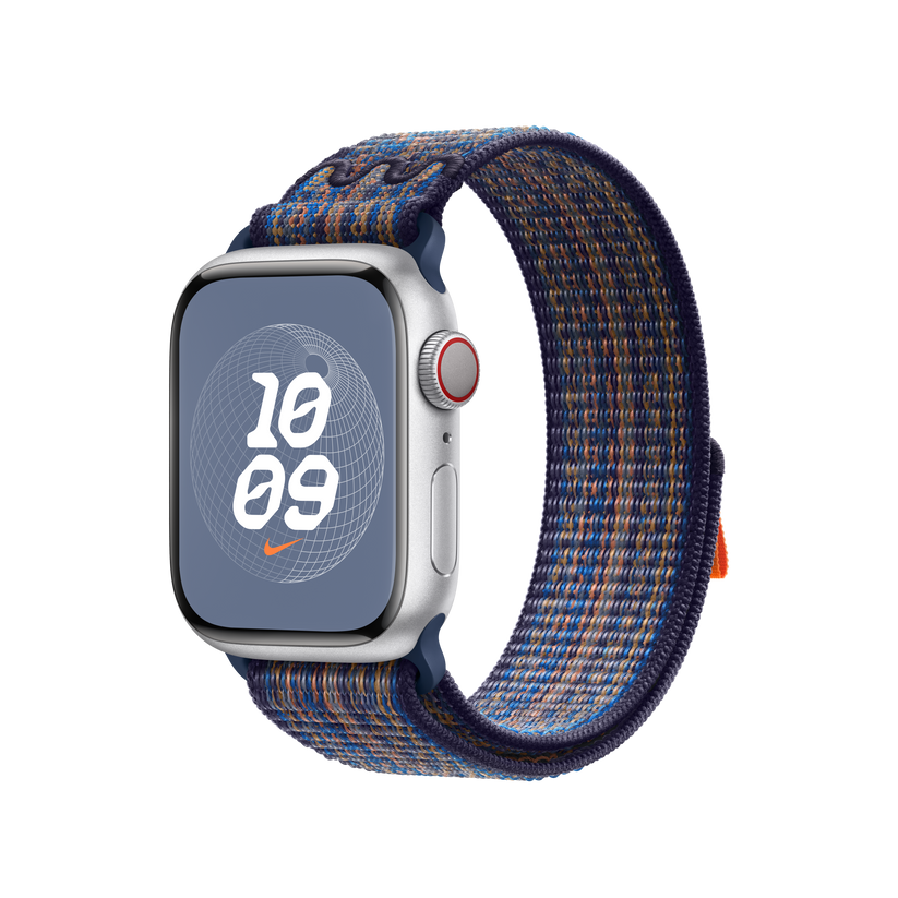 41mm éjszakai tengerészkék/narancs Nike sport pánt - iSTYLE HU