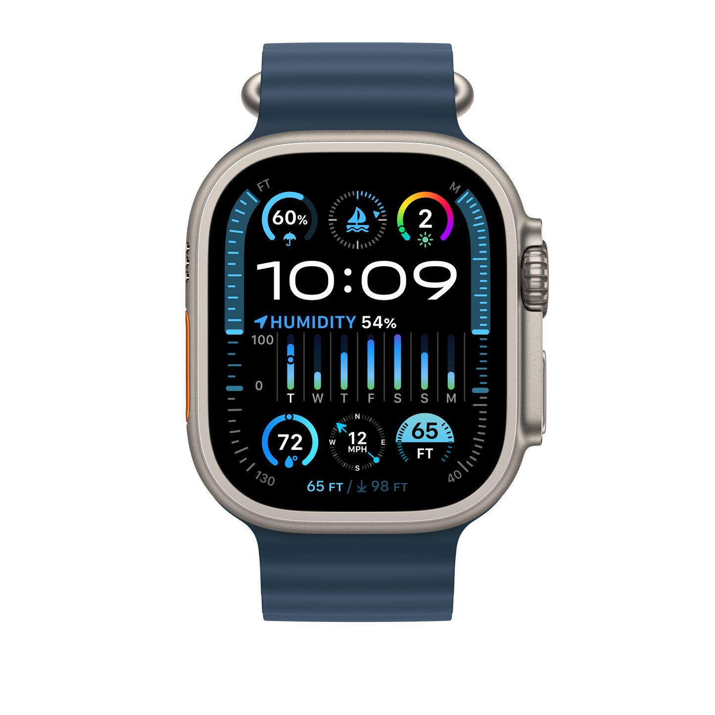 49mm kék óceán szíj - iSTYLE HU