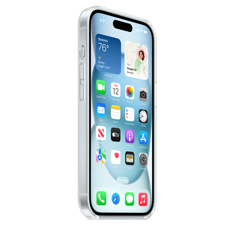 iPhone 15 MagSafe–rögzítésű átlátszó tok - iSTYLE HU