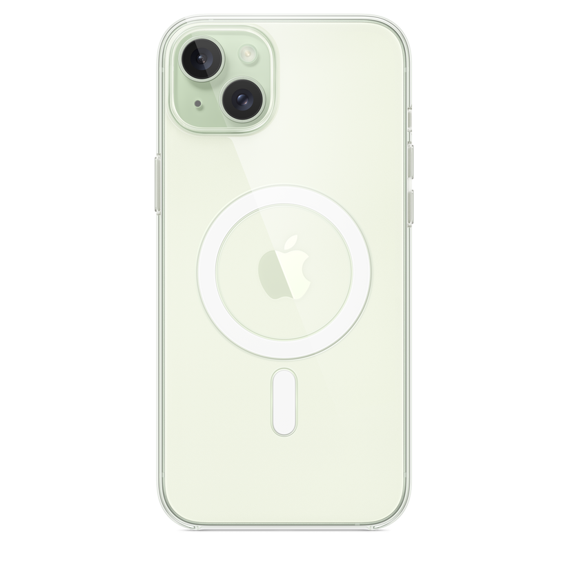iPhone 15 Plus MagSafe–rögzítésű átlátszó tok - iSTYLE HU