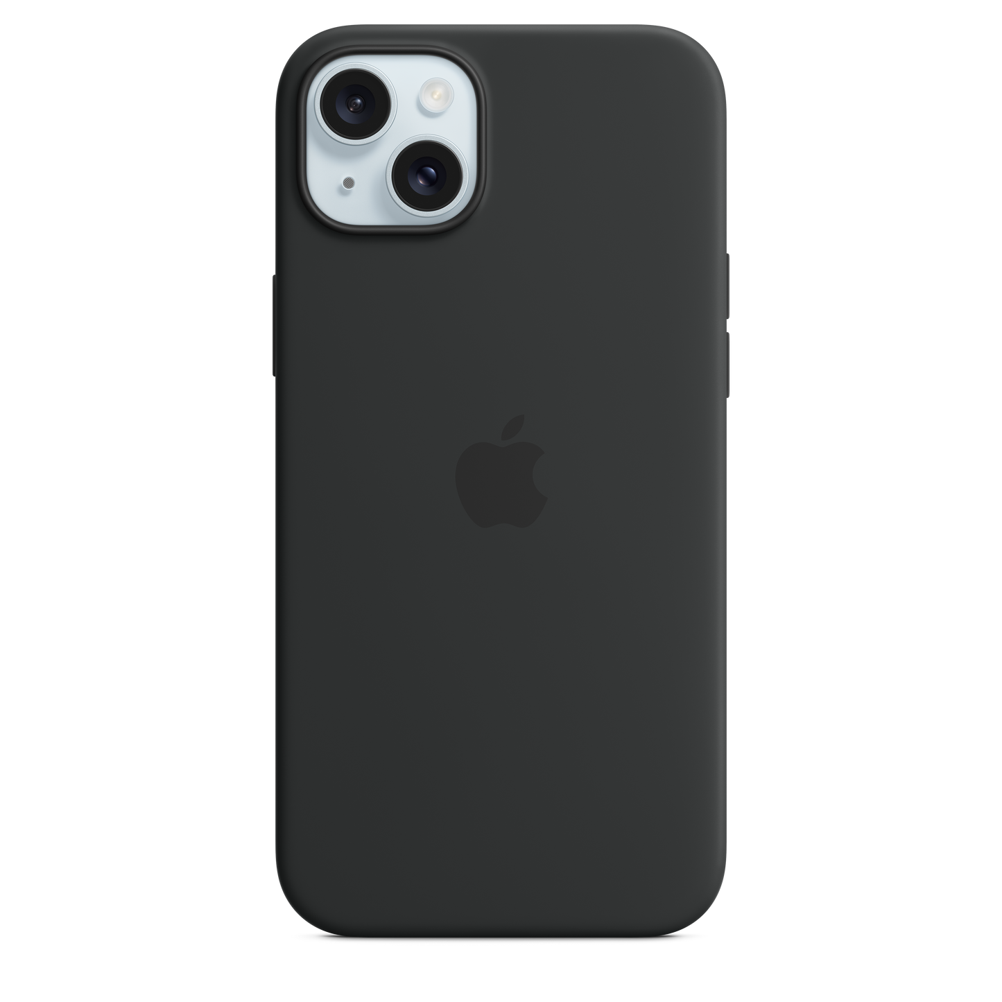 iPhone 15 Plus MagSafe–rögzítésű szilikontok – fekete - iSTYLE HU