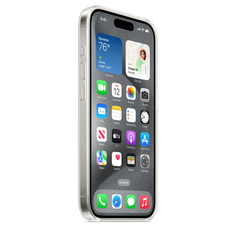 iPhone 15 Pro MagSafe–rögzítésű átlátszó tok - iSTYLE HU