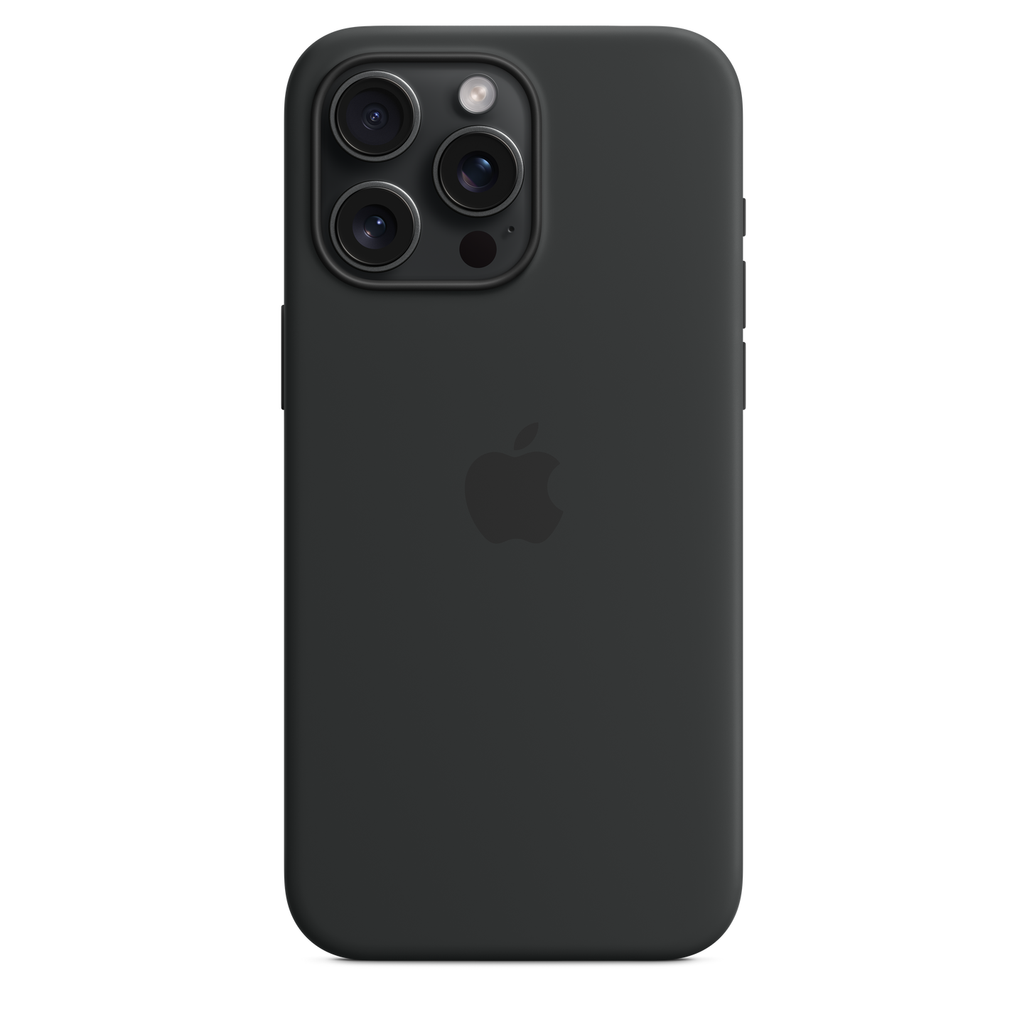 iPhone 15 Pro Max MagSafe–rögzítésű szilikontok – fekete - iSTYLE HU
