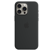 iPhone 15 Pro Max MagSafe–rögzítésű szilikontok – fekete - iSTYLE HU