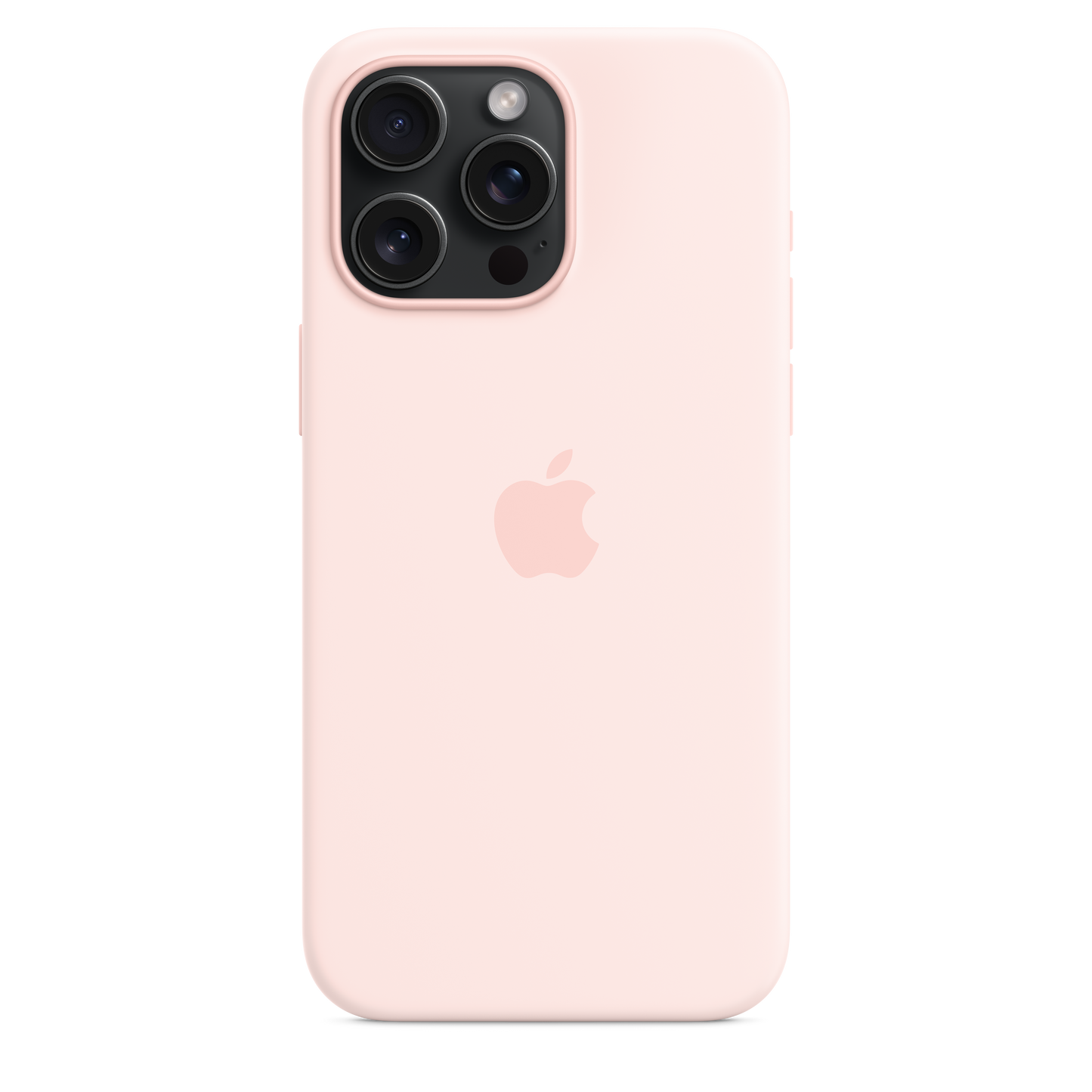 iPhone 15 Pro Max MagSafe–rögzítésű szilikontok – lágy rózsaszín - iSTYLE HU