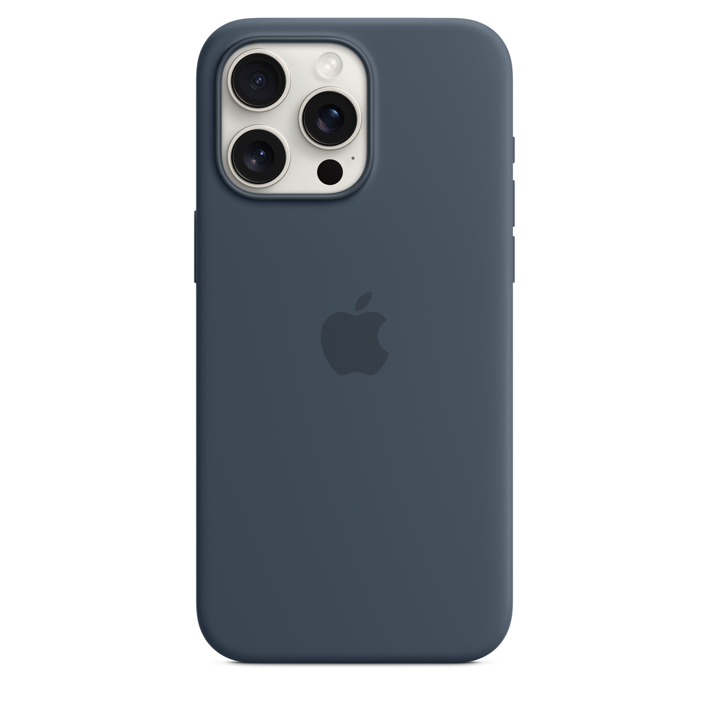 iPhone 15 Pro Max MagSafe–rögzítésű szilikontok – viharkék - iSTYLE HU