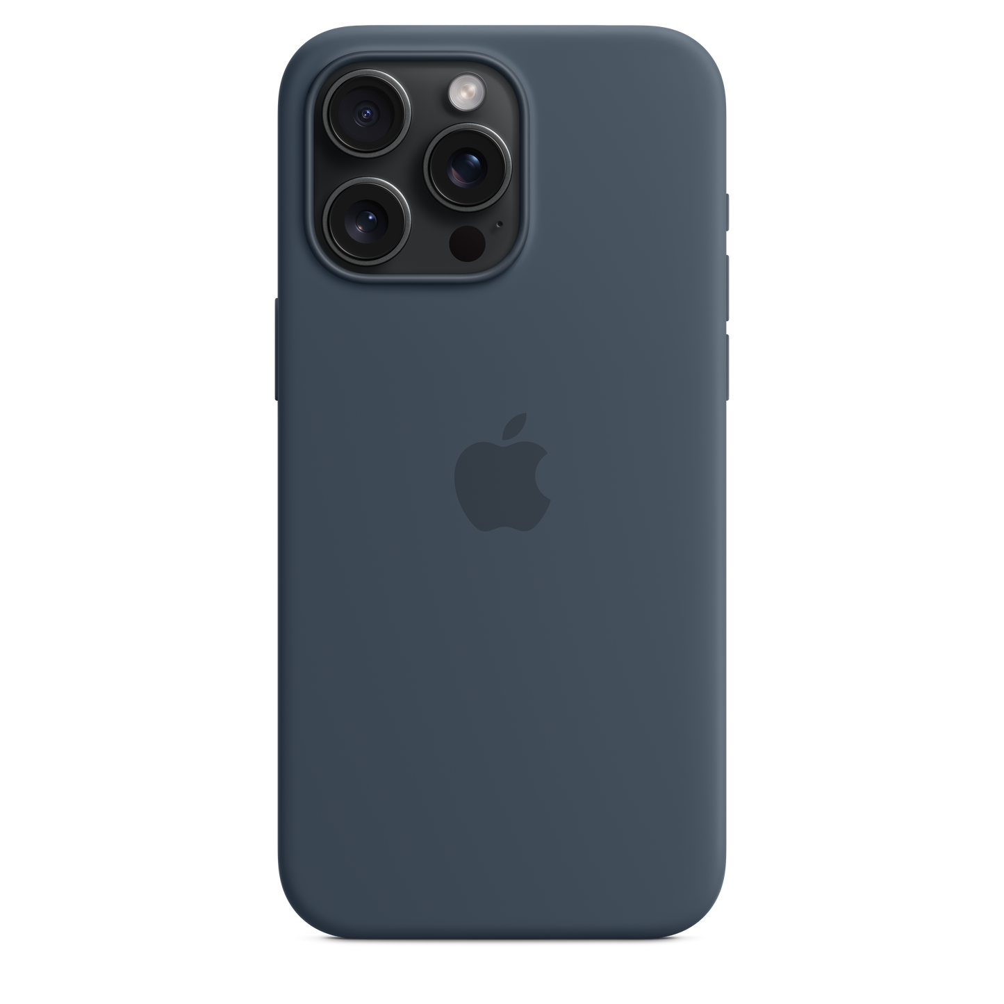 iPhone 15 Pro Max MagSafe–rögzítésű szilikontok – viharkék - iSTYLE HU