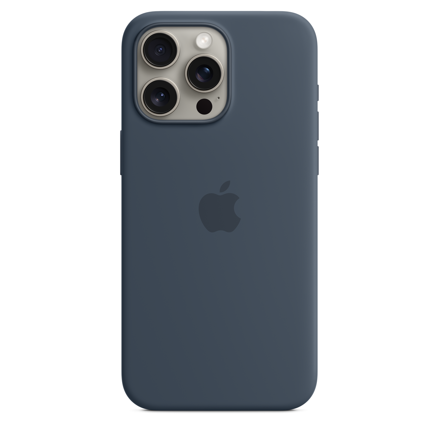 iPhone 15 Pro Max MagSafe–rögzítésű szilikontok – viharkék - iSTYLE HU