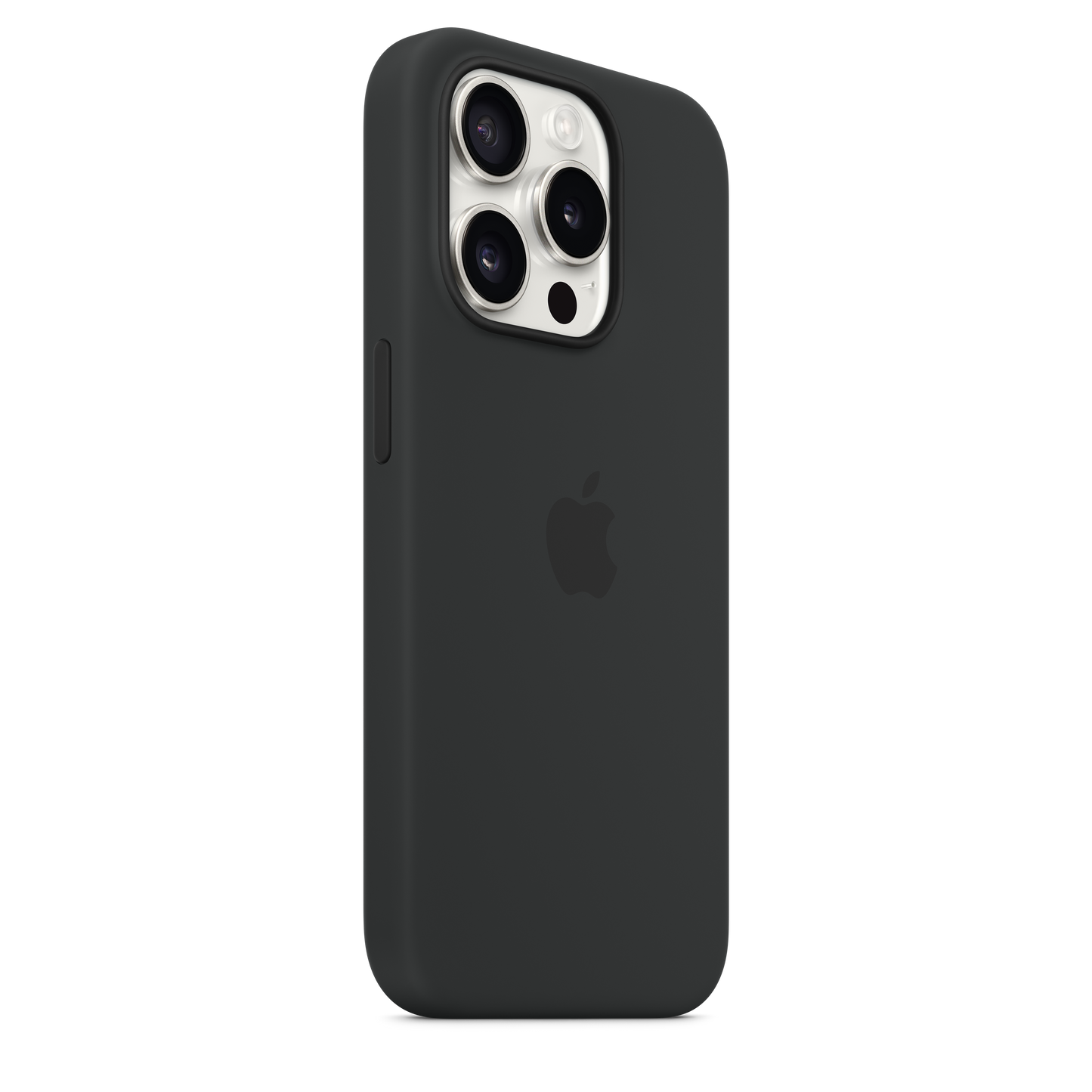 iPhone 15 Pro MagSafe–rögzítésű szilikontok – fekete - iSTYLE HU