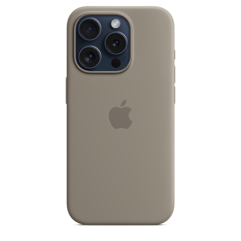 iPhone 15 Pro MagSafe–rögzítésű szilikontok – sziklaszürke - iSTYLE HU