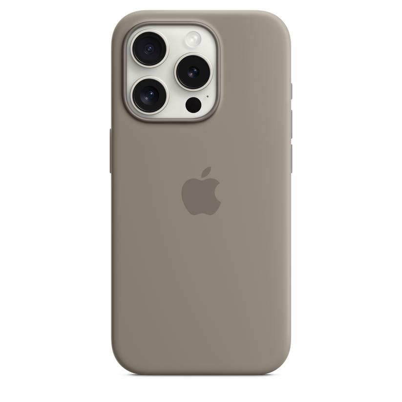 iPhone 15 Pro MagSafe–rögzítésű szilikontok – sziklaszürke - iSTYLE HU