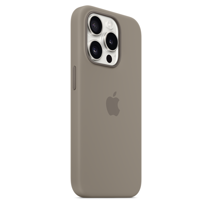 iPhone 15 Pro MagSafe–rögzítésű szilikontok – sziklaszürke - iSTYLE HU