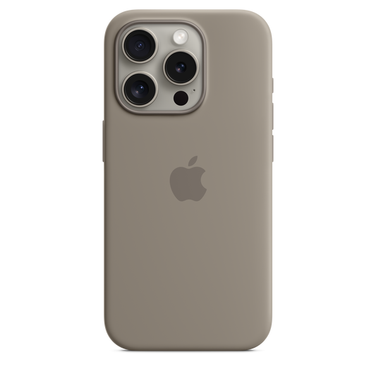 iPhone 15 Pro MagSafe–rögzítésű szilikontok – sziklaszürke - iSTYLE HU