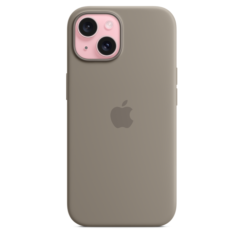 iPhone 15 MagSafe–rögzítésű szilikontok – sziklaszürke - iSTYLE HU