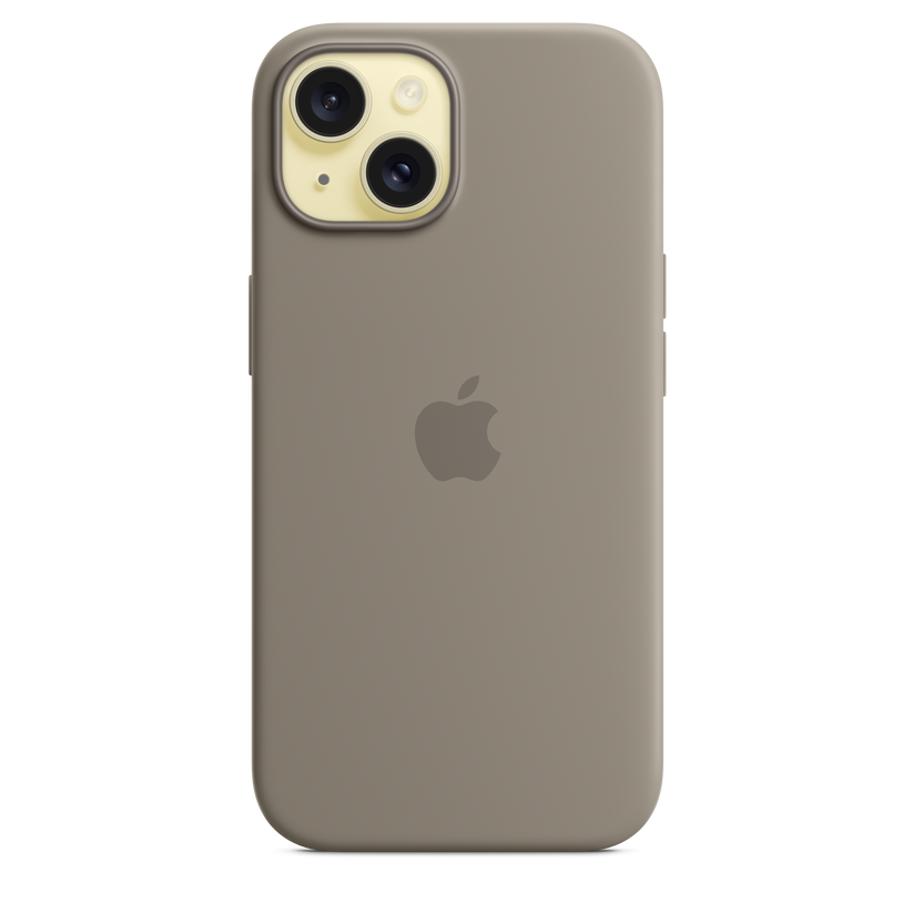 iPhone 15 MagSafe–rögzítésű szilikontok – sziklaszürke - iSTYLE HU