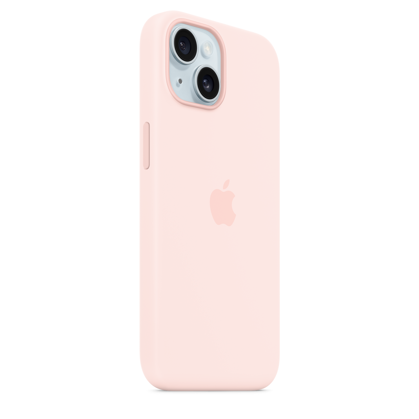 iPhone 15 MagSafe–rögzítésű szilikontok – lágy rózsaszín - iSTYLE HU