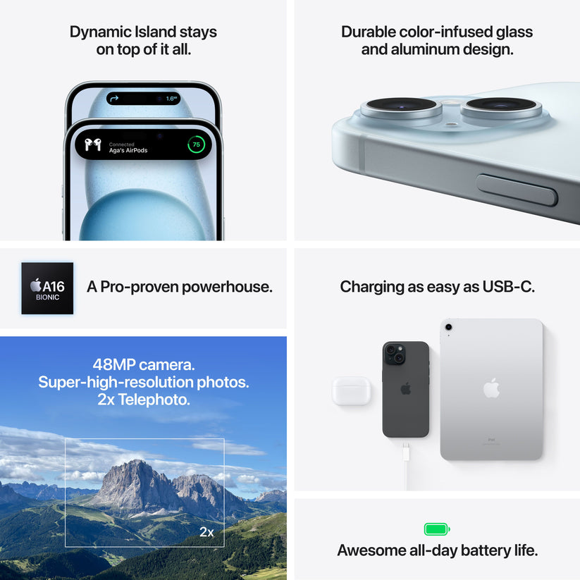 iPhone 15 Plus: 128 GB - kék - iSTYLE HU