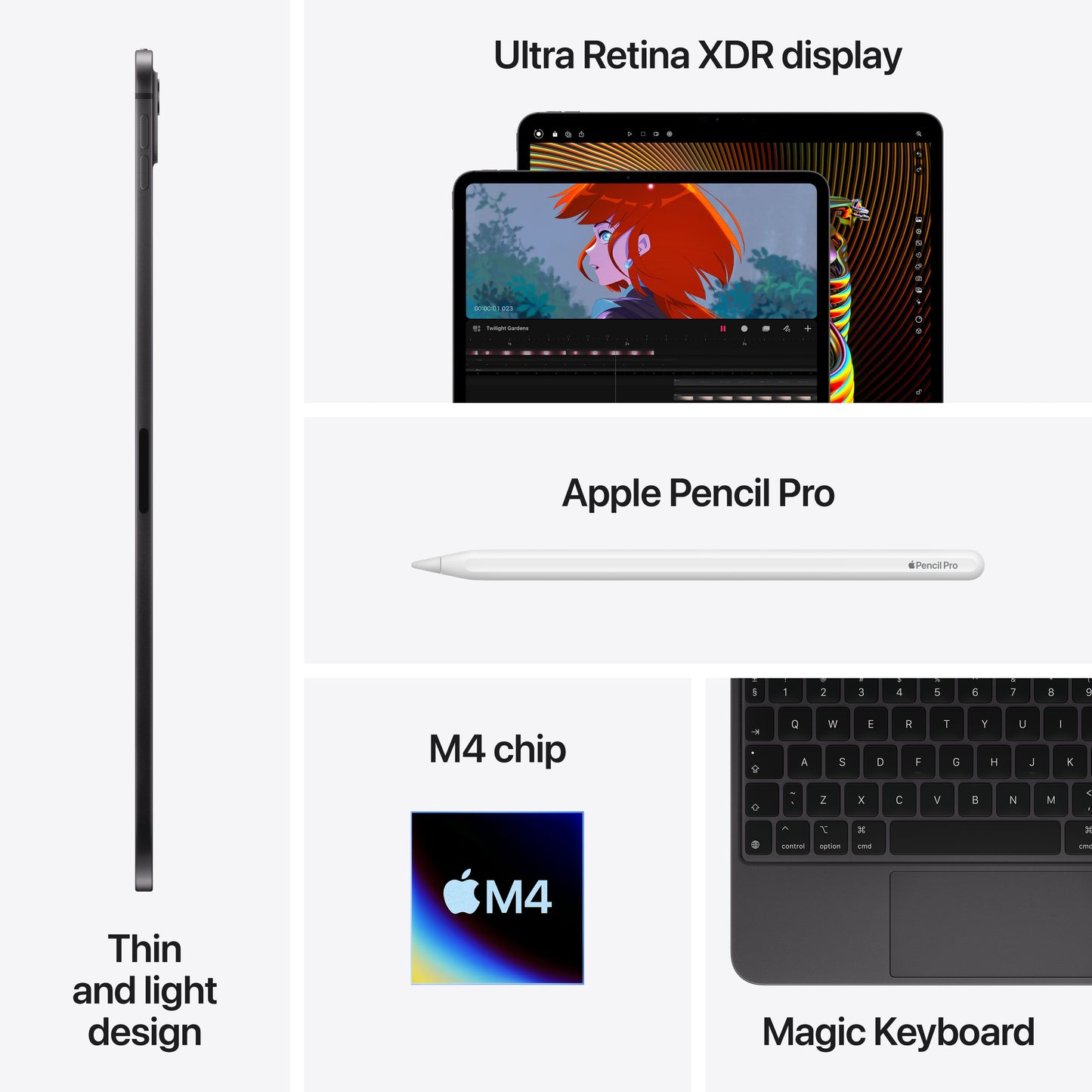 iPad Pro 11 (M4): Wi-Fi, 256 GB, standard üveg - ezüst - iSTYLE HU