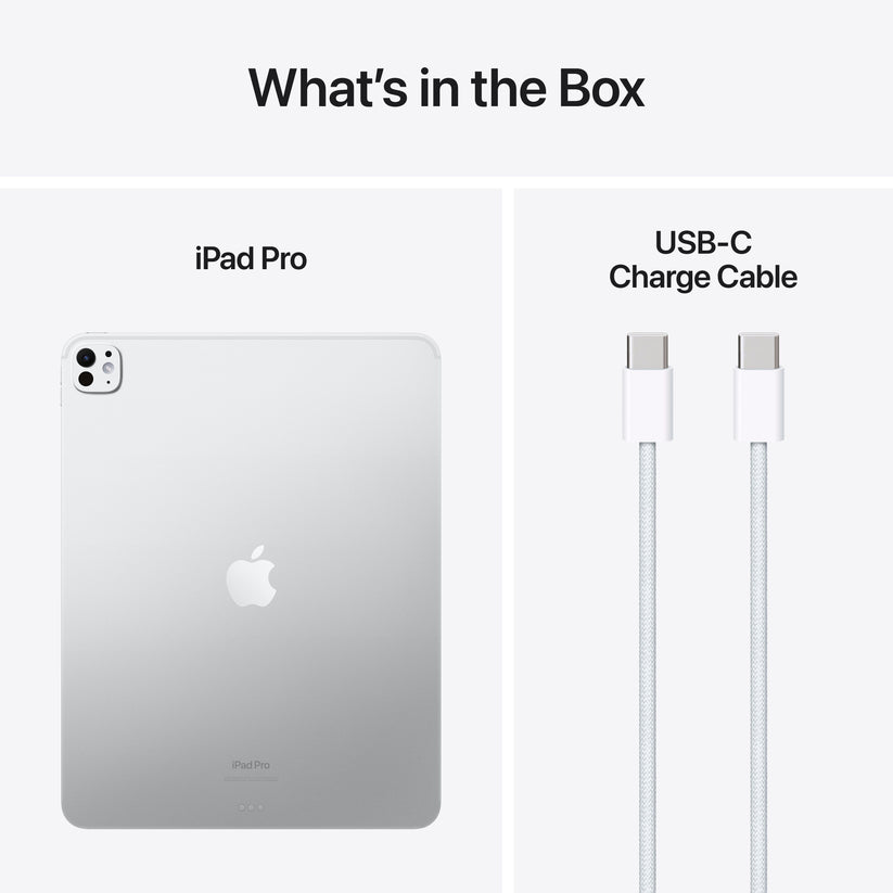 iPad Pro 13 (M4): Wi-Fi, 2 TB, nano textúrált üveg - ezüst - iSTYLE HU