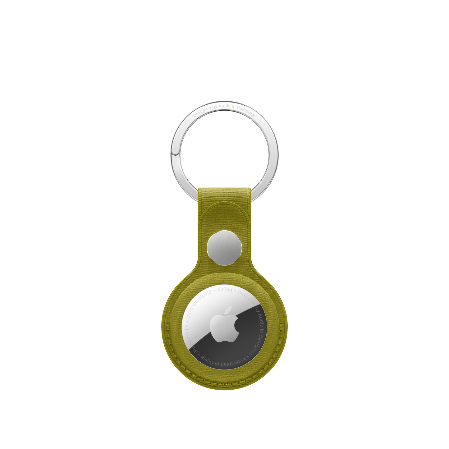 AirTag FineWoven Key Ring – Zöldessárga szíj - iSTYLE HU
