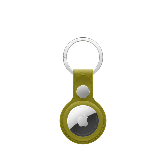 AirTag FineWoven Key Ring – Zöldessárga szíj - iSTYLE HU