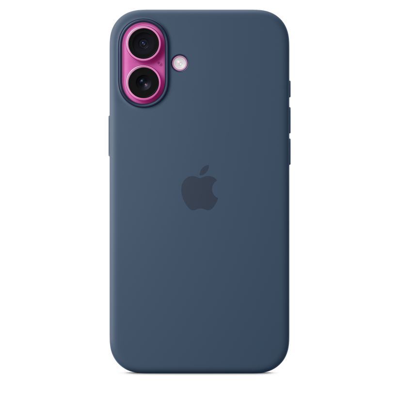iPhone 16 Plus MagSafe–rögzítésű szilikontok – denim - iSTYLE HU
