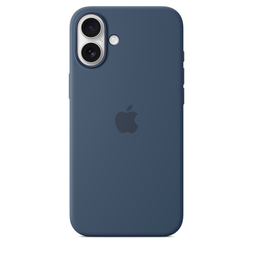 iPhone 16 Plus MagSafe–rögzítésű szilikontok – denim - iSTYLE HU