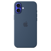iPhone 16 Plus MagSafe–rögzítésű szilikontok – denim - iSTYLE HU
