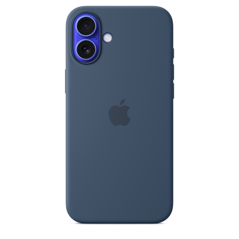iPhone 16 Plus MagSafe–rögzítésű szilikontok – denim - iSTYLE HU