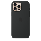 iPhone 16 Pro Max MagSafe–rögzítésű szilikontok – fekete - iSTYLE HU
