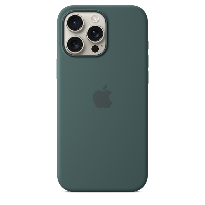 iPhone 16 Pro Max MagSafe–rögzítésű szilikontok – tózöld - iSTYLE HU