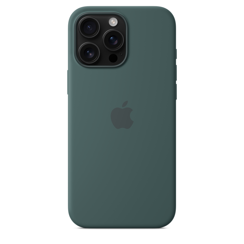 iPhone 16 Pro Max MagSafe–rögzítésű szilikontok – tózöld - iSTYLE HU