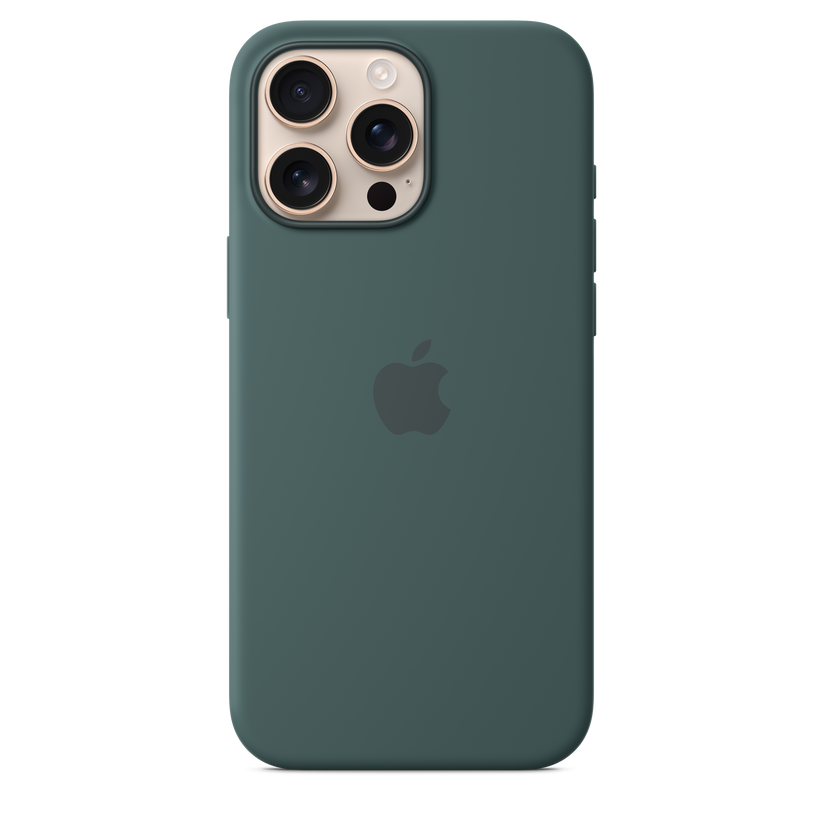 iPhone 16 Pro Max MagSafe–rögzítésű szilikontok – tózöld - iSTYLE HU