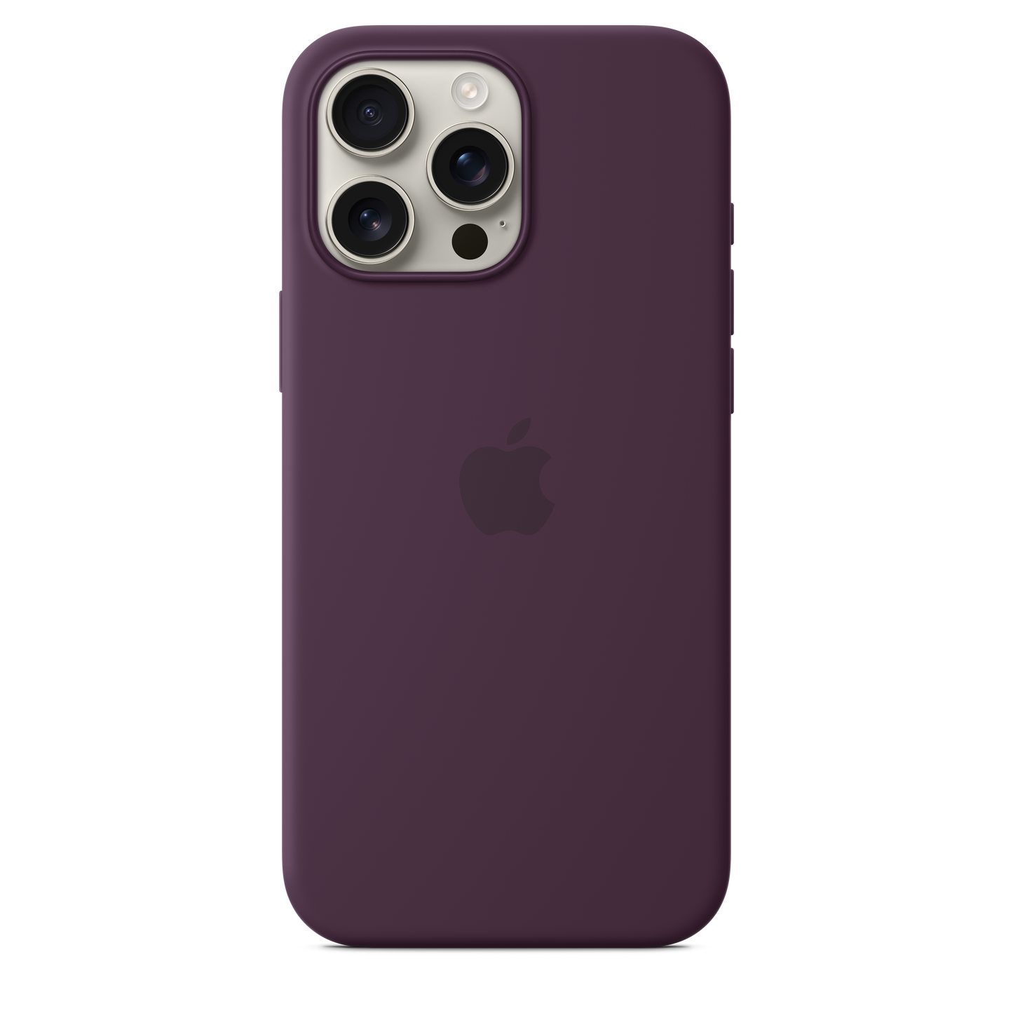 iPhone 16 Pro Max MagSafe–rögzítésű szilikontok – szilva - iSTYLE HU