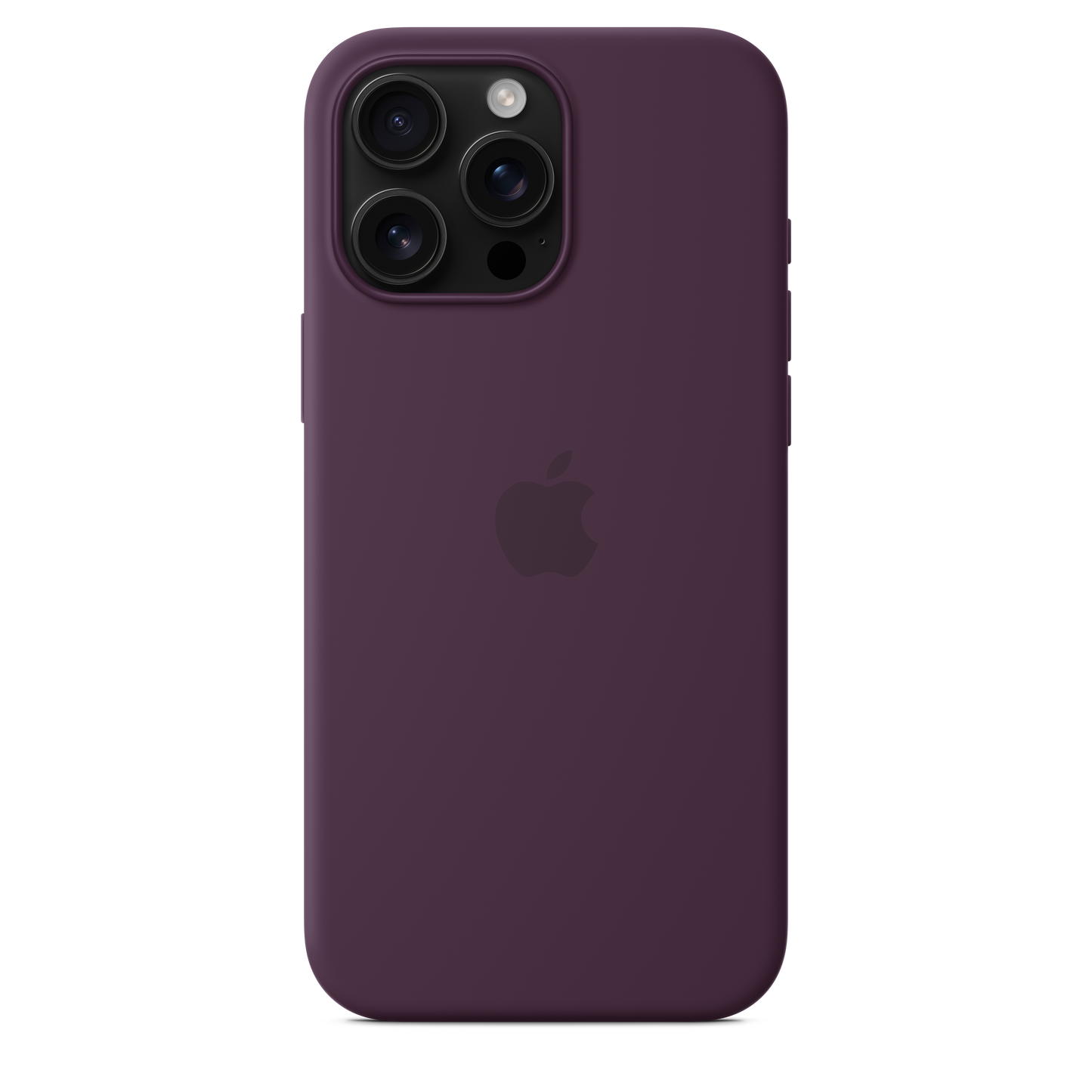 iPhone 16 Pro Max MagSafe–rögzítésű szilikontok – szilva - iSTYLE HU