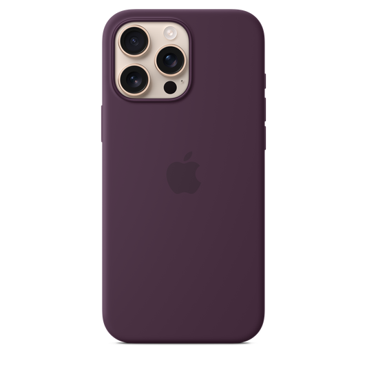 iPhone 16 Pro Max MagSafe–rögzítésű szilikontok – szilva - iSTYLE HU