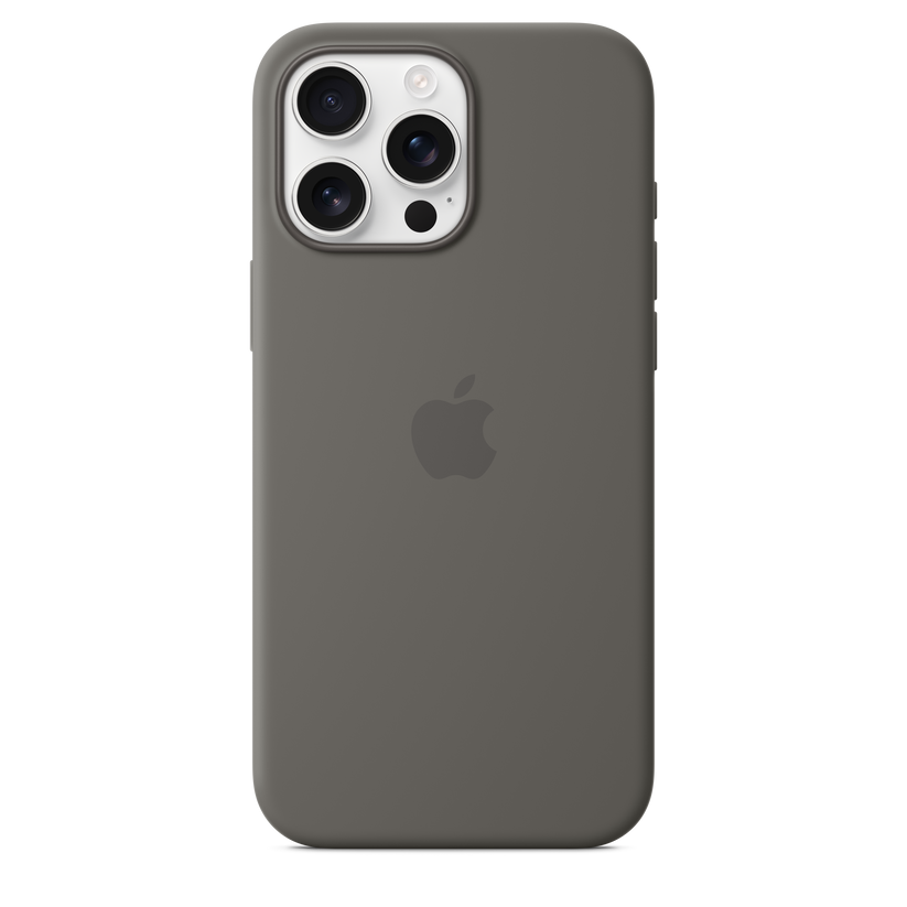 iPhone 16 Pro Max MagSafe–rögzítésű szilikontok – kőszürke - iSTYLE HU