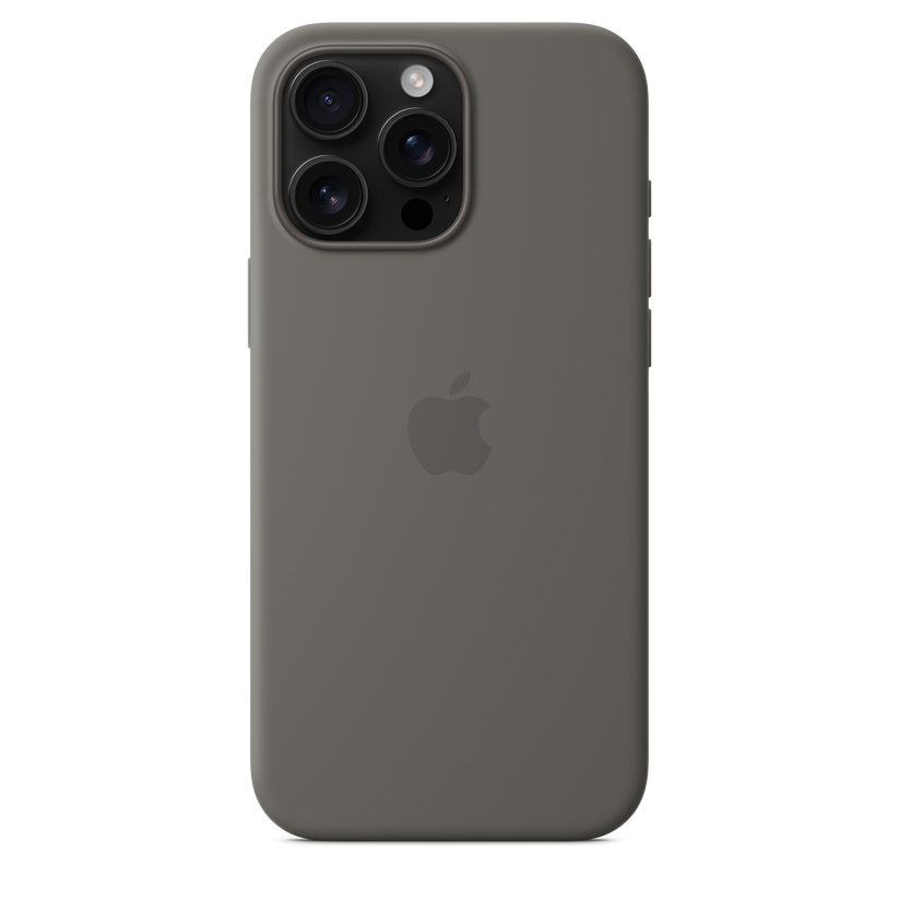 iPhone 16 Pro Max MagSafe–rögzítésű szilikontok – kőszürke - iSTYLE HU