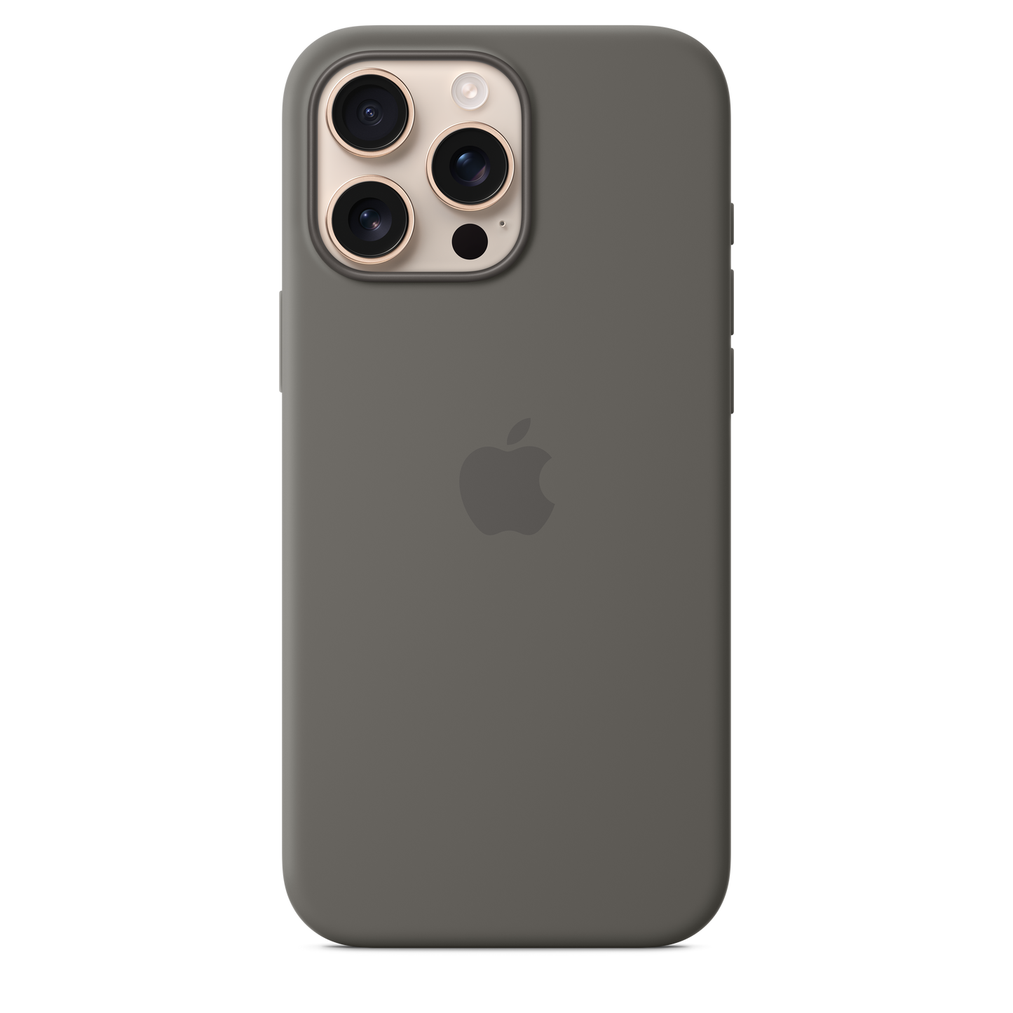 iPhone 16 Pro Max MagSafe–rögzítésű szilikontok – kőszürke - iSTYLE HU