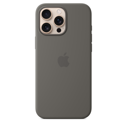 iPhone 16 Pro Max MagSafe–rögzítésű szilikontok – kőszürke - iSTYLE HU