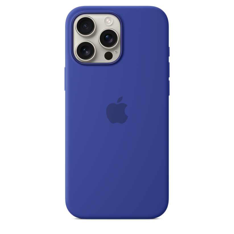 iPhone 16 Pro Max MagSafe–rögzítésű szilikontok – ultramarin - iSTYLE HU