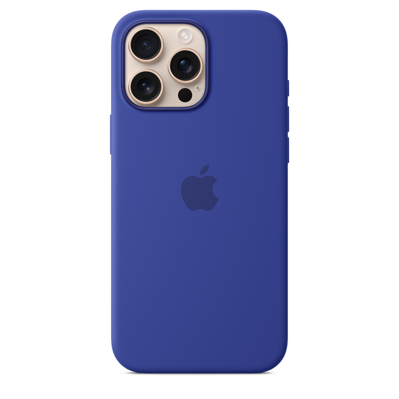 iPhone 16 Pro Max MagSafe–rögzítésű szilikontok – ultramarin - iSTYLE HU