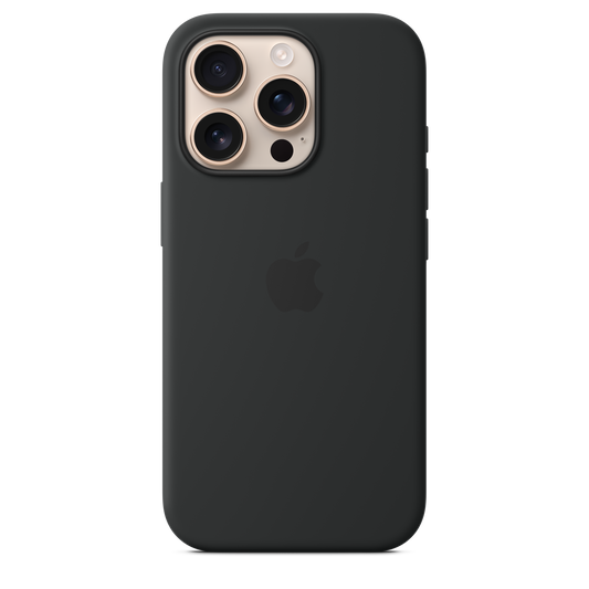 iPhone 16 Pro MagSafe–rögzítésű szilikontok – fekete - iSTYLE HU