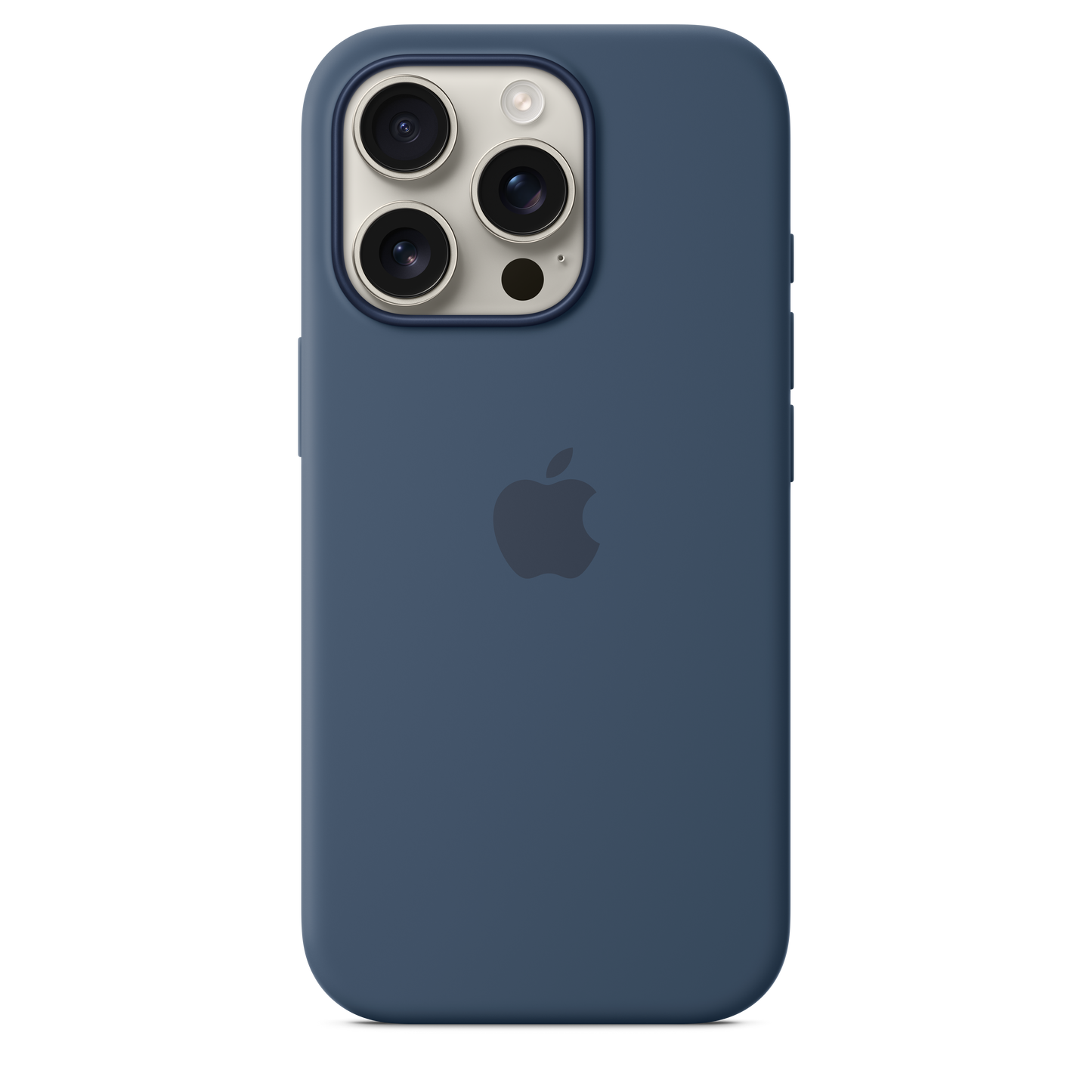 iPhone 16 Pro MagSafe–rögzítésű szilikontok – denim - iSTYLE HU