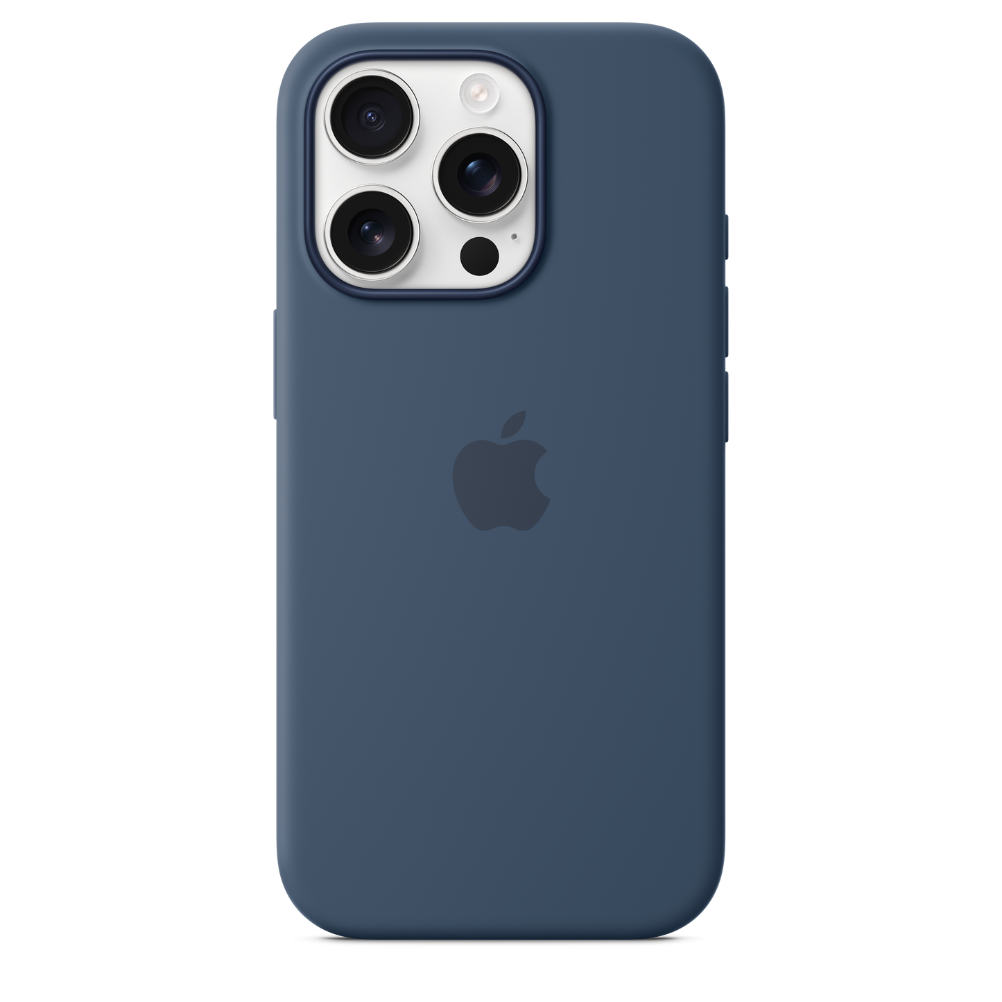 iPhone 16 Pro MagSafe–rögzítésű szilikontok – denim - iSTYLE HU