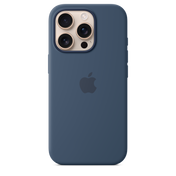 iPhone 16 Pro MagSafe–rögzítésű szilikontok – denim - iSTYLE HU