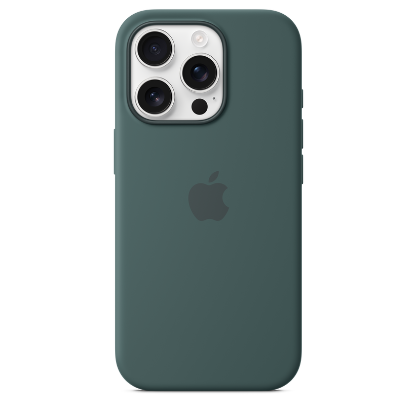 iPhone 16 Pro MagSafe–rögzítésű szilikontok – tózöld - iSTYLE HU