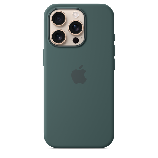 iPhone 16 Pro MagSafe–rögzítésű szilikontok – tózöld - iSTYLE HU