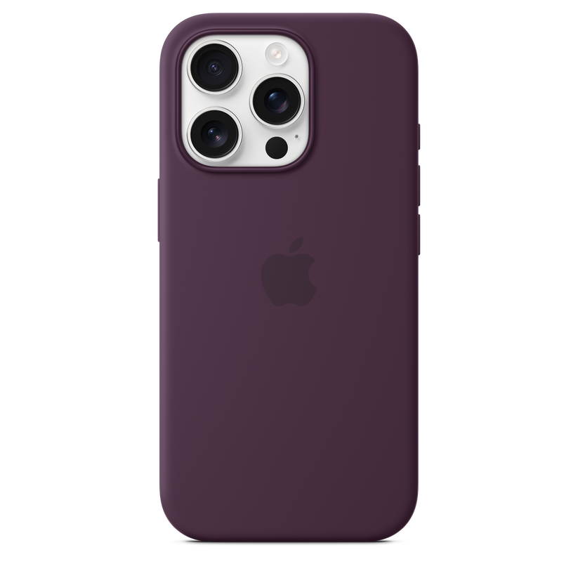 iPhone 16 Pro MagSafe–rögzítésű szilikontok – szilva - iSTYLE HU
