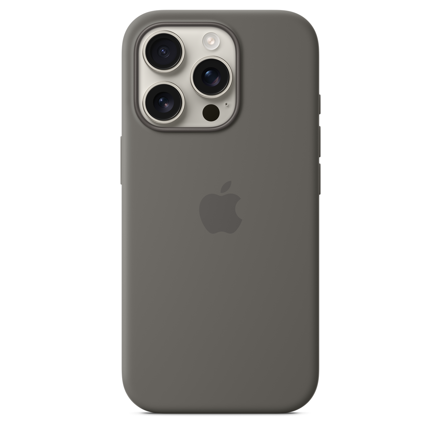 iPhone 16 Pro MagSafe–rögzítésű szilikontok – kőszürke - iSTYLE HU